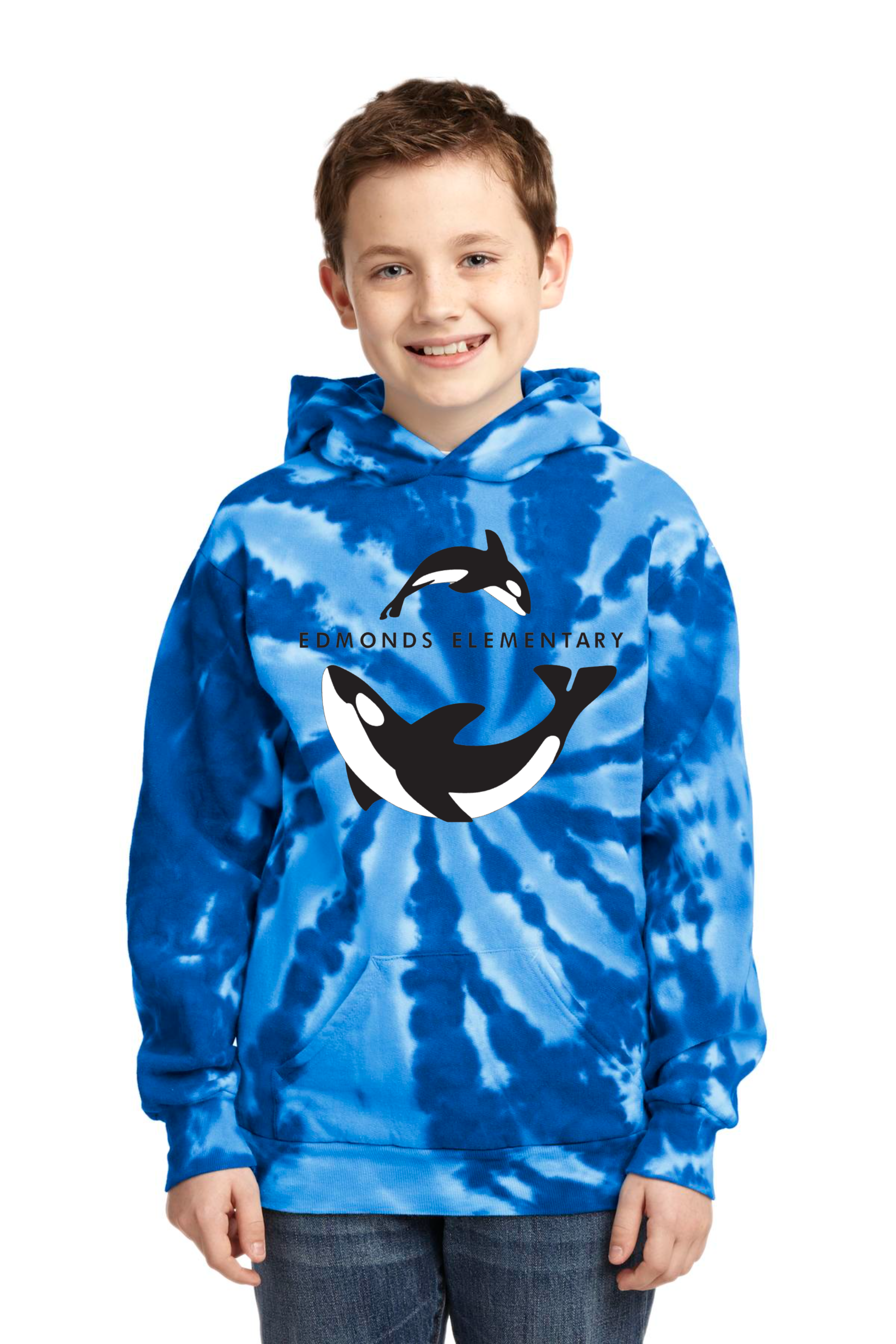 Edmonds Elementary Youth Tie-Dye Hoodie