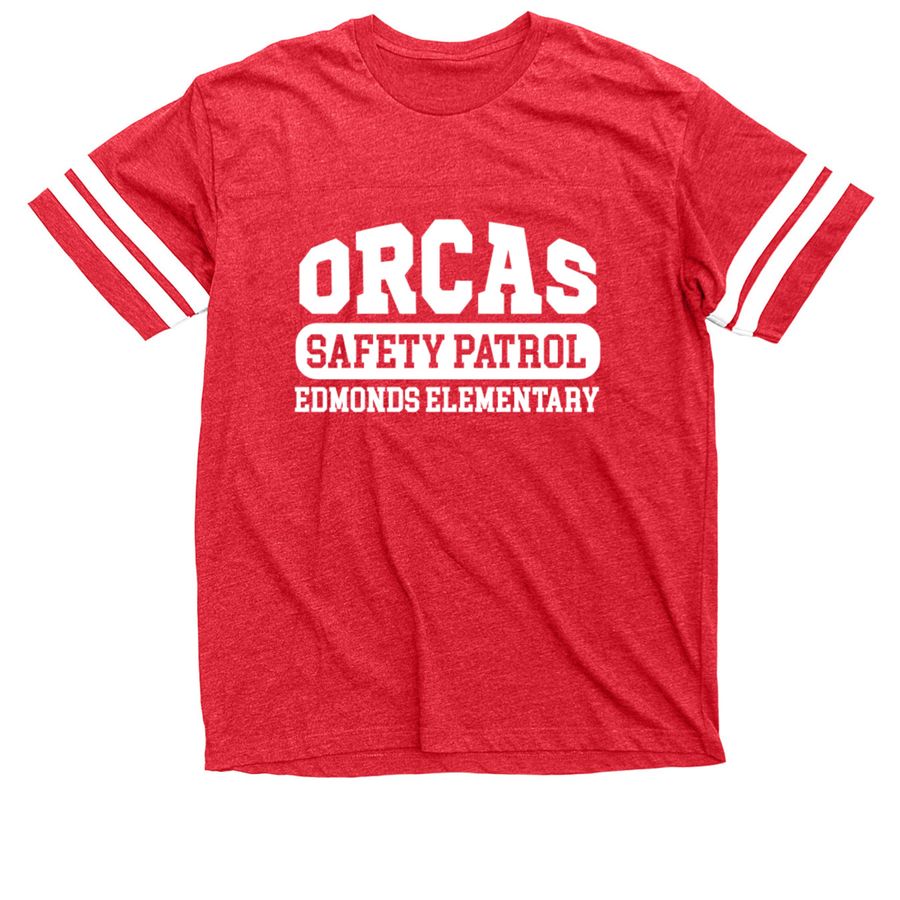 Edmonds Elementary Safety Patrol shirt Red